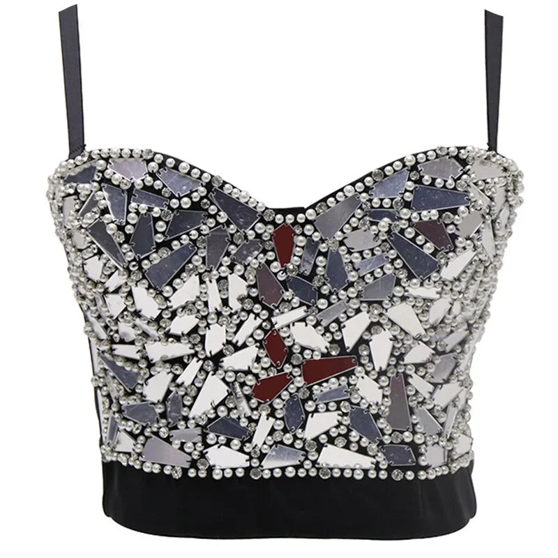 Sexy Club Tanks Tops Women Shaper Camisole Ladies Crop Top Blusas Streetwear Camis Corset Shirt Woman Clothes Camiseta Mujer