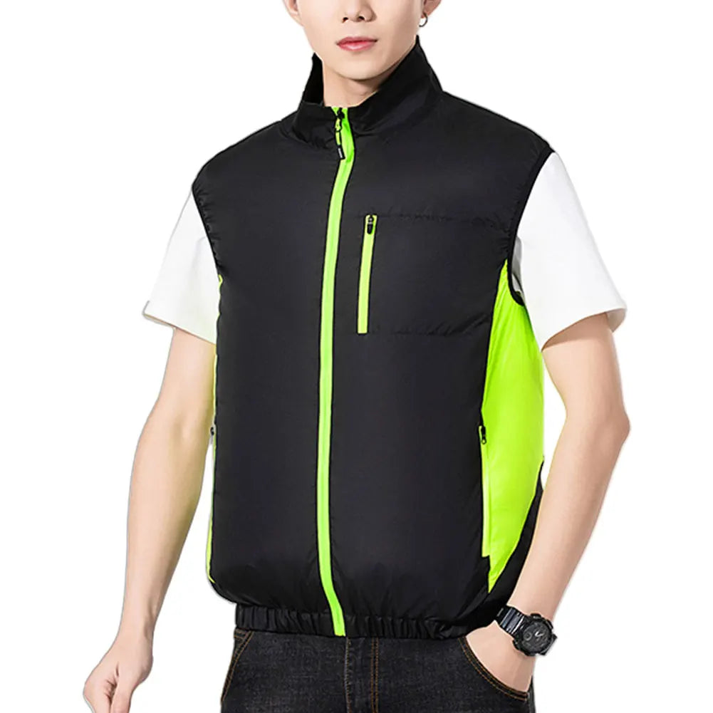 Summer Cooling Vest for Men Women Cooling Work Clothes Hiking Clothes for High Temperature Work Fishing Vest