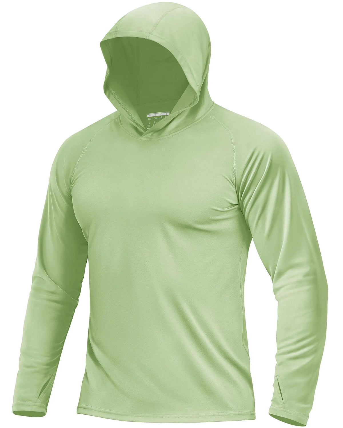 Men's UPF 50+ Sun Protection Hoodie Shirt Long Sleeve Quick Dry Fishing Shirt Lightweight Outdoor Hiking Workout T-Shirt
