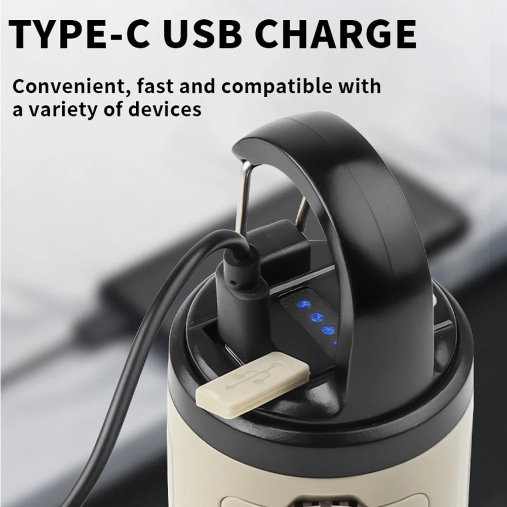 Foldable Outdoor Hanging Camping Lantern 6 Modes Portable Camping Lamp Camping Emergency Flashlight for Indoor/Outdoor Use