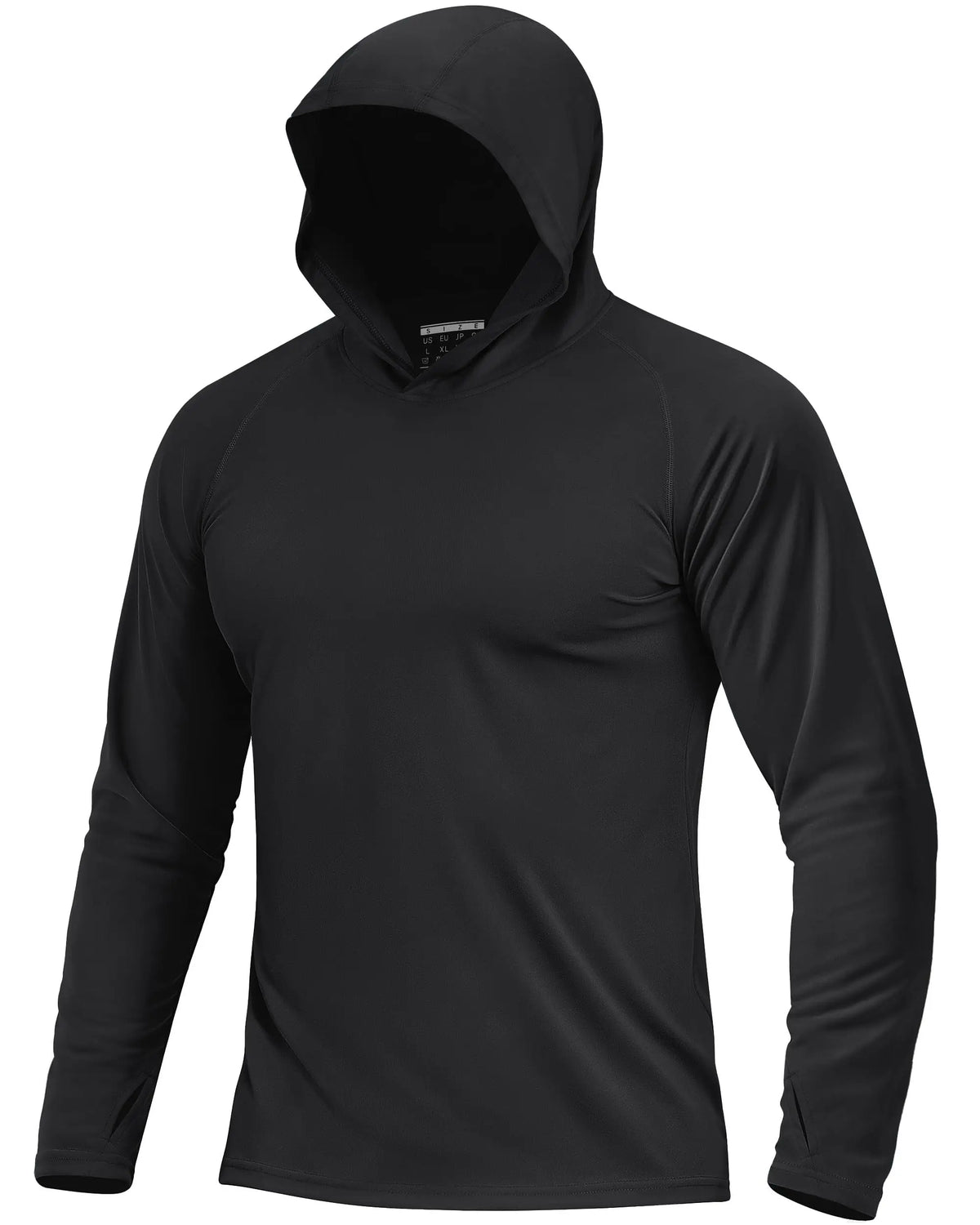 Men's UPF 50+ Sun Protection Hoodie Shirt Long Sleeve Quick Dry Fishing Shirt Lightweight Outdoor Hiking Workout T-Shirt