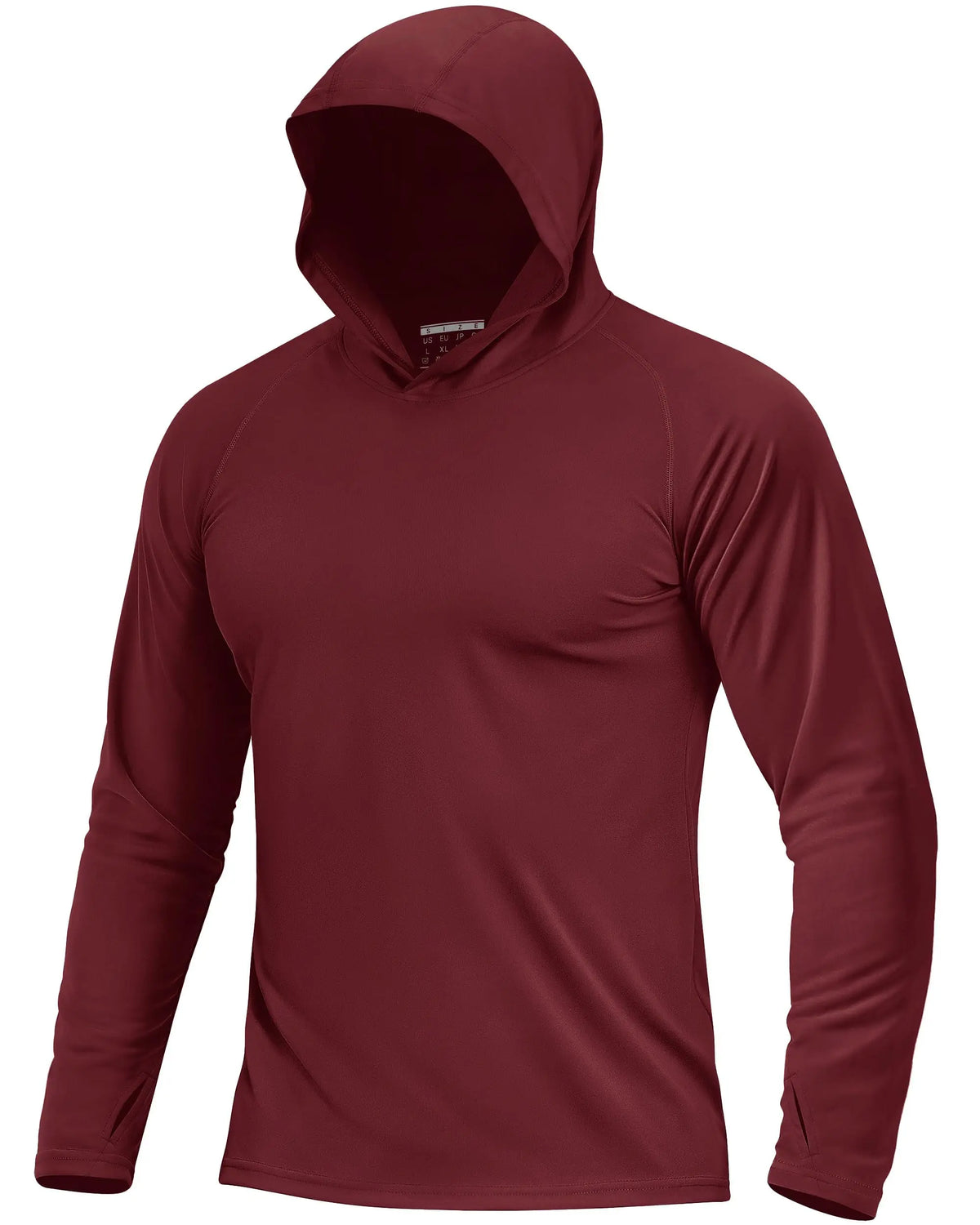 Men's UPF 50+ Sun Protection Hoodie Shirt Long Sleeve Quick Dry Fishing Shirt Lightweight Outdoor Hiking Workout T-Shirt