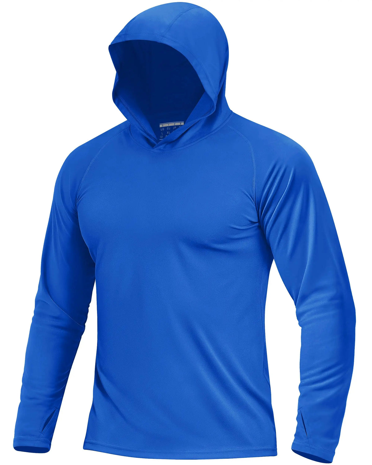 Men's UPF 50+ Sun Protection Hoodie Shirt Long Sleeve Quick Dry Fishing Shirt Lightweight Outdoor Hiking Workout T-Shirt