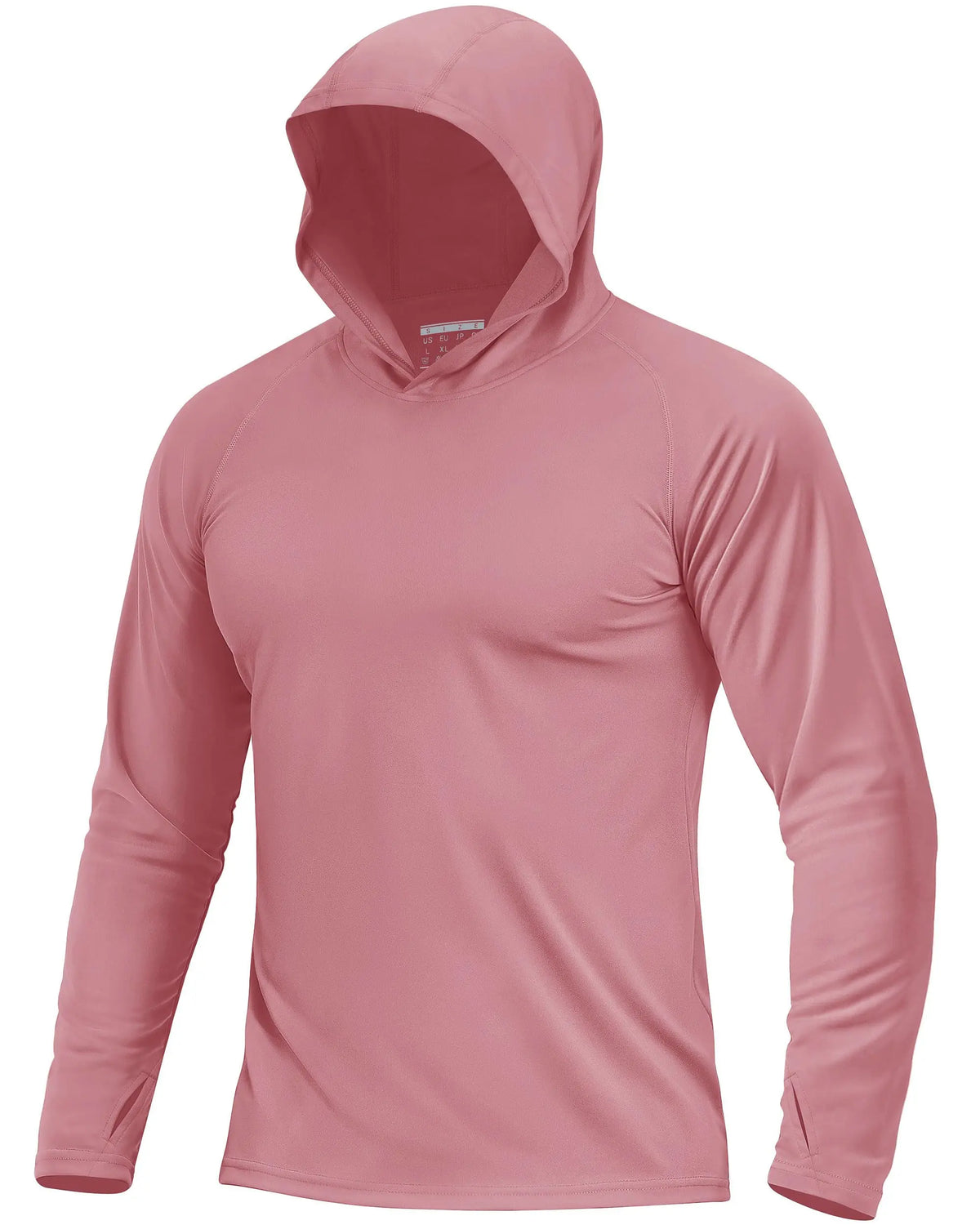 Men's UPF 50+ Sun Protection Hoodie Shirt Long Sleeve Quick Dry Fishing Shirt Lightweight Outdoor Hiking Workout T-Shirt