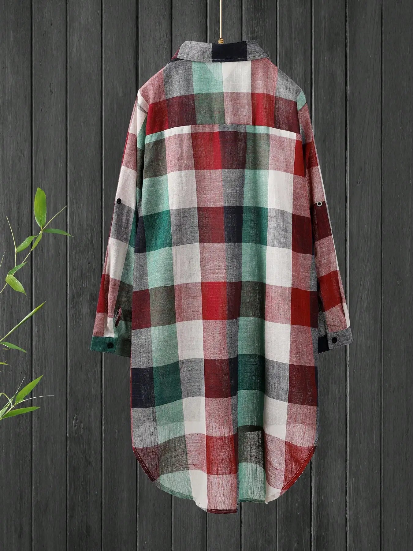 Women's Plaid Shirt Chic Women Blouse Elegant and Youth Women's Blouses New In External Clothes Korean Style