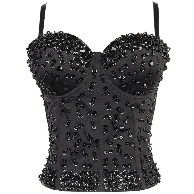 Sexy Club Tanks Tops Women Shaper Camisole Ladies Crop Top Blusas Streetwear Camis Corset Shirt Woman Clothes Camiseta Mujer