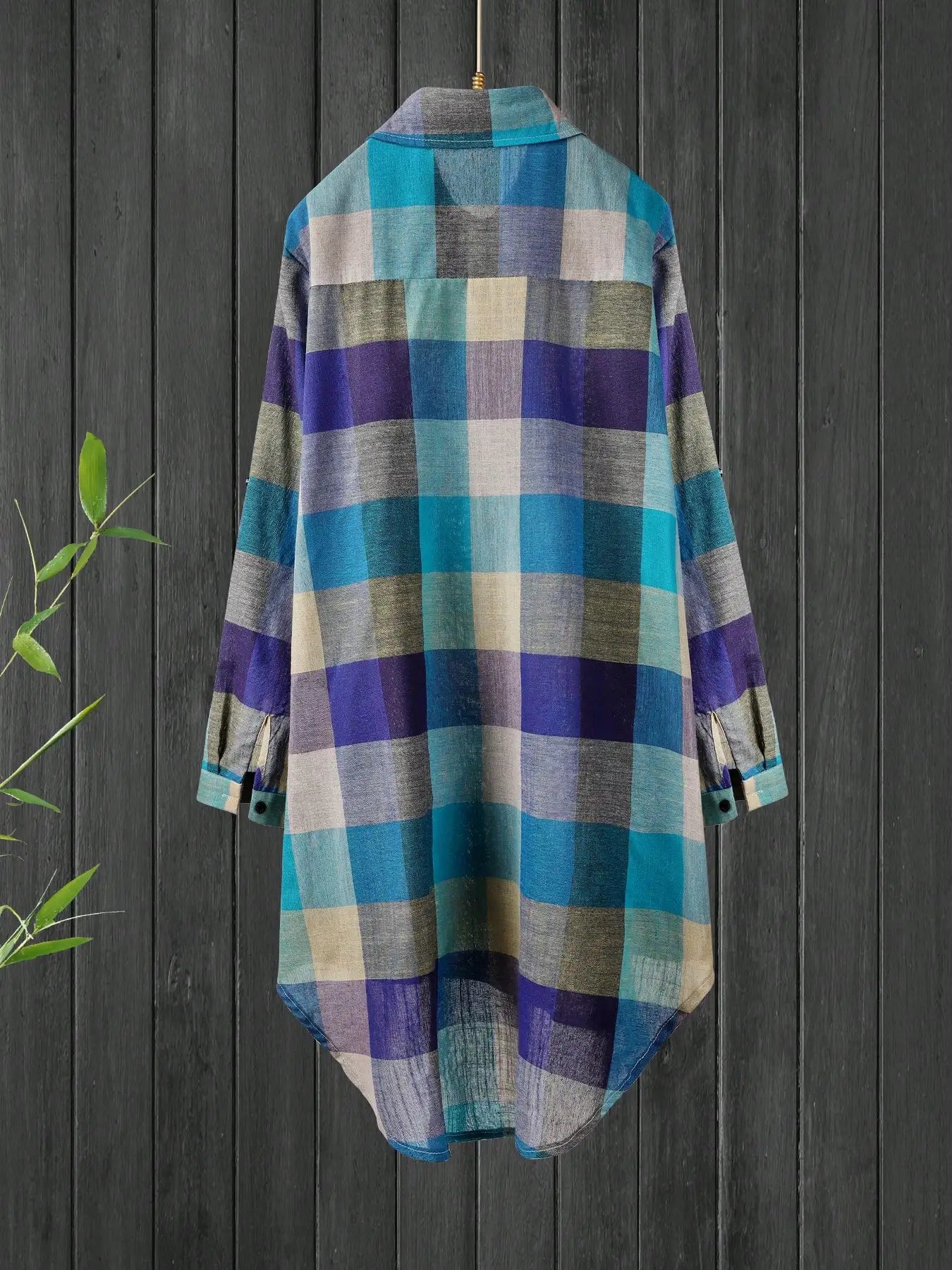 Women's Plaid Shirt Chic Women Blouse Elegant and Youth Women's Blouses New In External Clothes Korean Style