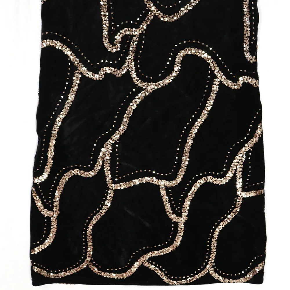 XTOCEAN Floral Sequined Strapless Maxi Dresses for Women Sleeveless Off the Shoulder Sexy Birthday Party Evening Long Dress 2025