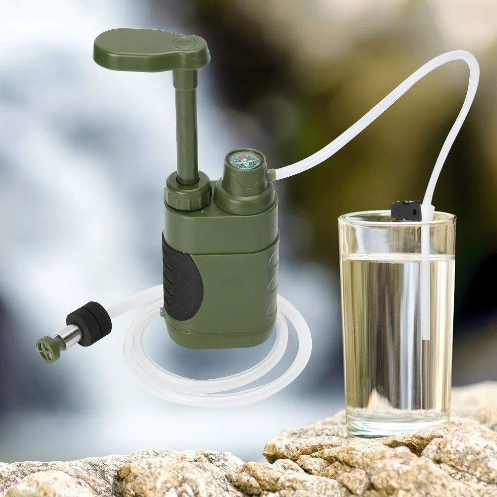 Outdoor Water Filter Excellent Filtering Function Durable Traveling Emergency Supplies For Camping Survival Water Filter System
