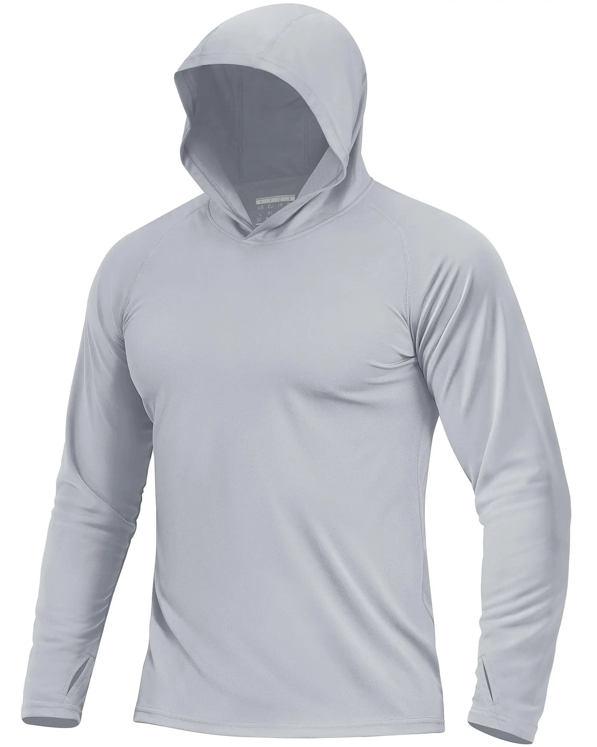 Men's UPF 50+ Sun Protection Hoodie Shirt Long Sleeve Quick Dry Fishing Shirt Lightweight Outdoor Hiking Workout T-Shirt