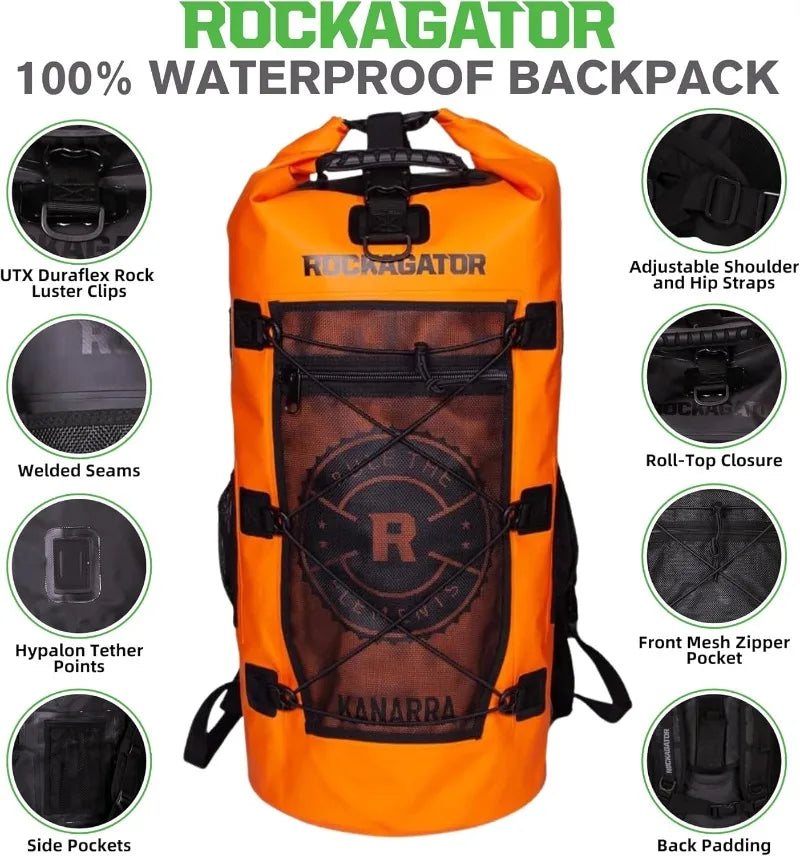 Kanarra 90L Waterproof Backpack for Camping, Hiking, Mountaineering, Backpacking, Hunting, Fishing,Canoeing,Outdoor Activities