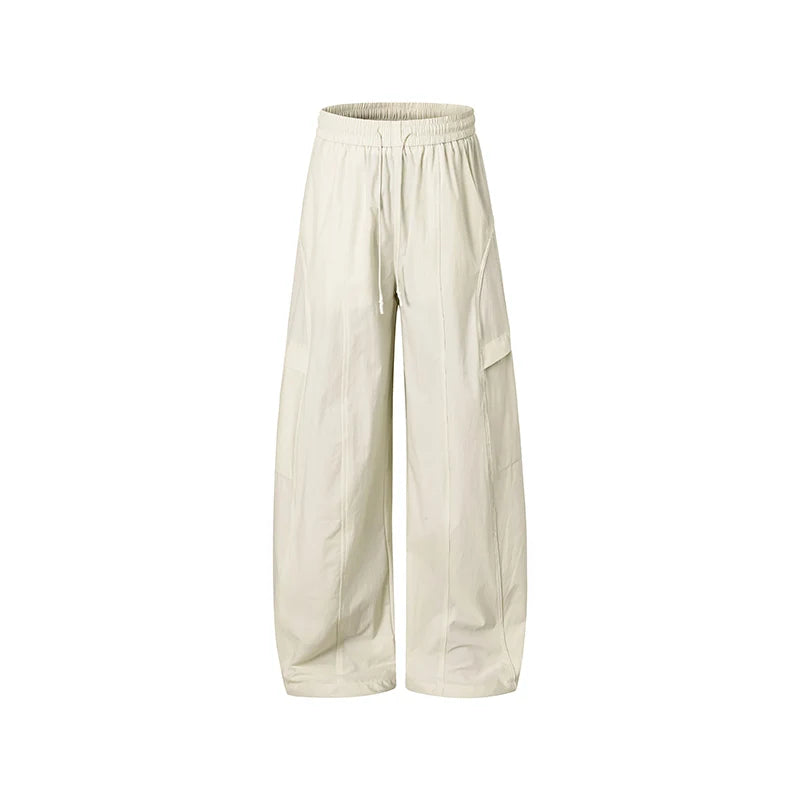 Women's Trendy Street Style Cargo Pants Fashion Oversized Pocket High Waist Baggy Pant Women Hip Hop Straight New Trousers Pink