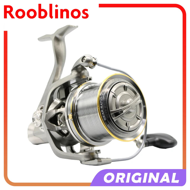 NGK Long Shot Jigging Spinning Reel 8000/9000/10000/12000/14000 Series 18BB Surf Fishing Reels 55lb Max Drag Saltwater Big Reel