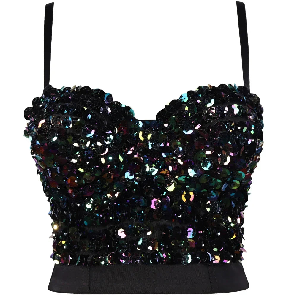 Sexy Club Tanks Tops Women Shaper Camisole Ladies Crop Top Blusas Streetwear Camis Corset Shirt Woman Clothes Camiseta Mujer