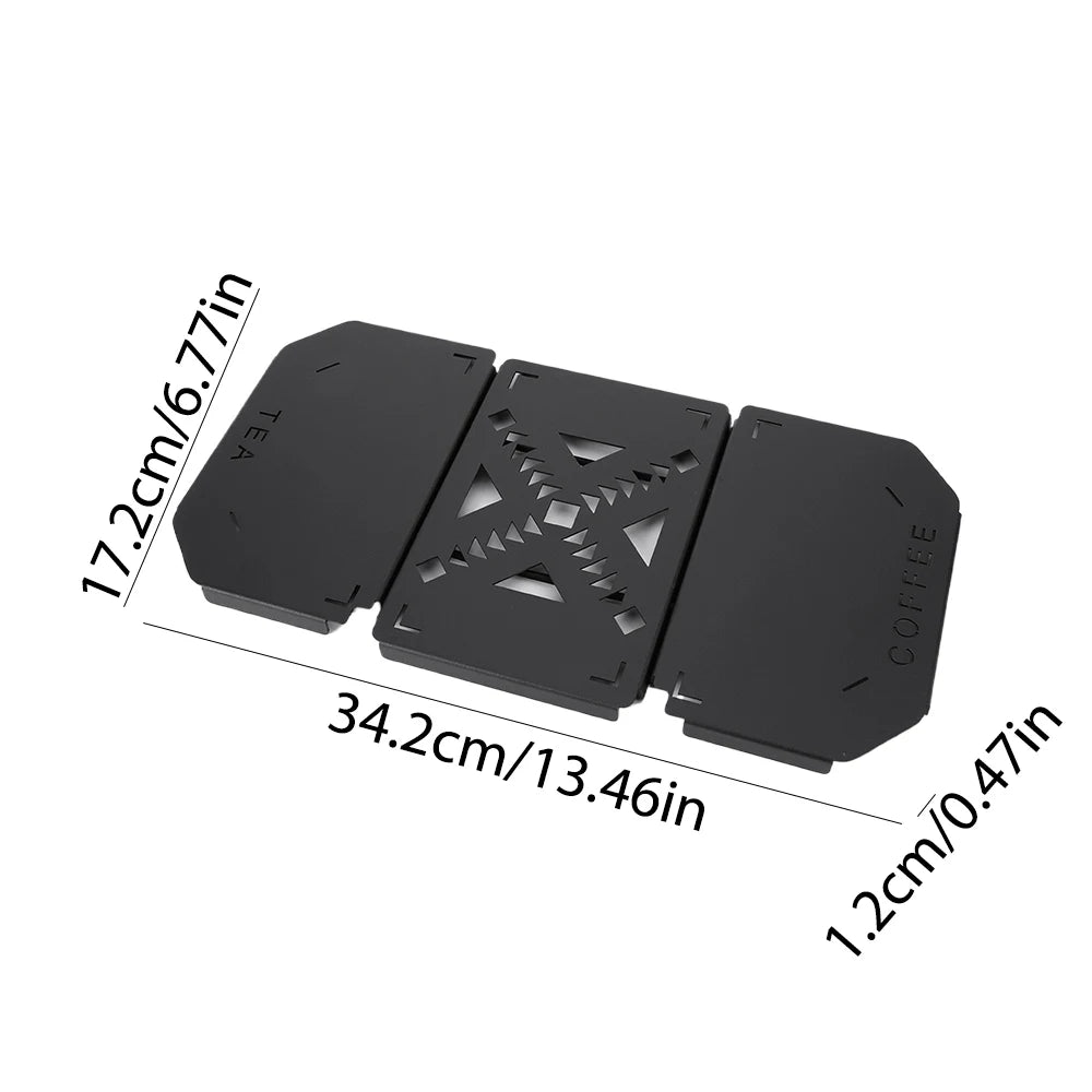 Folding Table Board Plate Heavy Duty Mini Shelf Metal Aluminum Alloy for Stanley Lunch Box 9.4L Camping Gear
