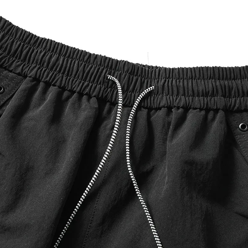 Women's Outdoor Drawstring Pants Spring Summer Trendy Mountaineering Waterproof  Casual Pants Women Paratrooper Jogging Pants