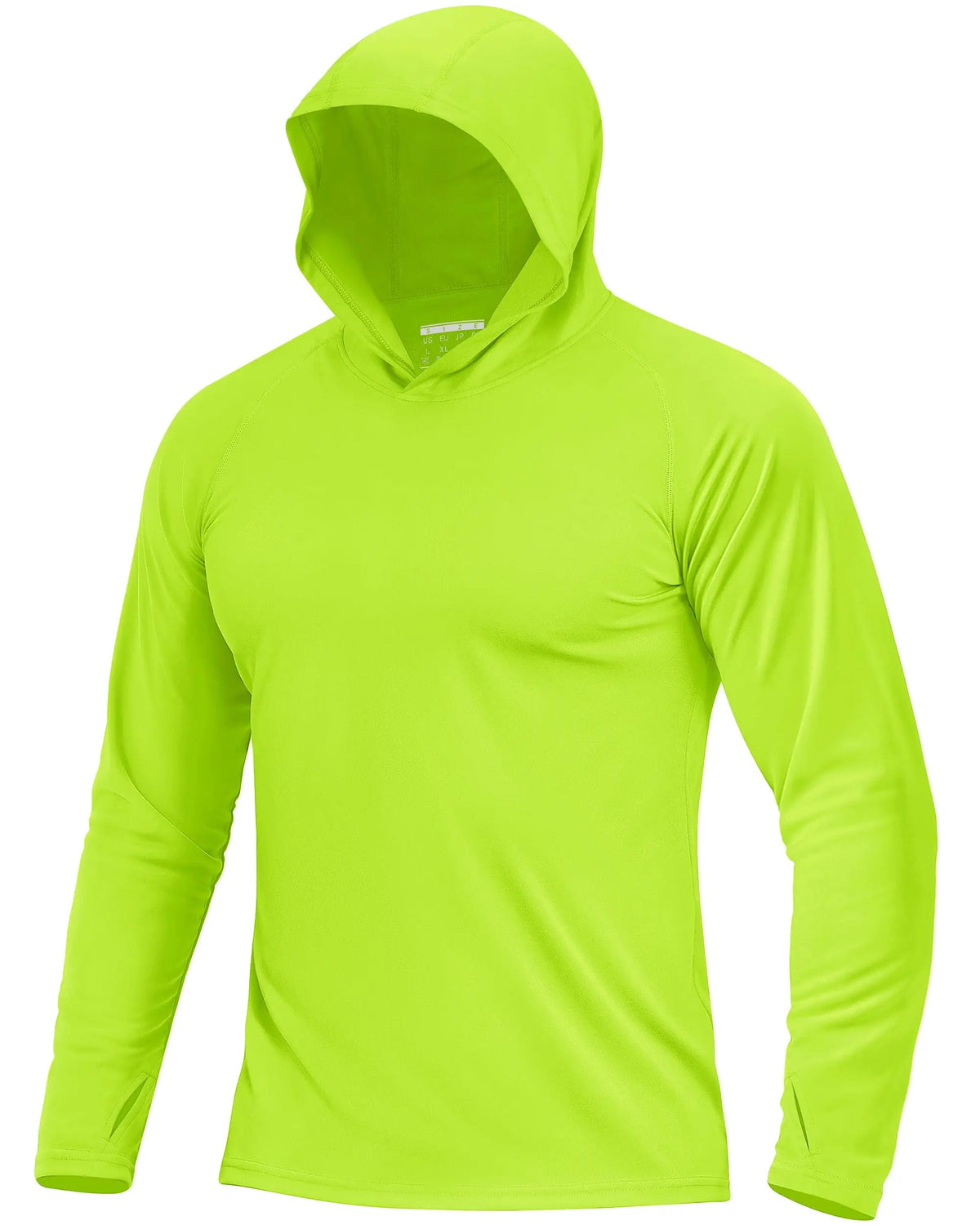 Men's UPF 50+ Sun Protection Hoodie Shirt Long Sleeve Quick Dry Fishing Shirt Lightweight Outdoor Hiking Workout T-Shirt