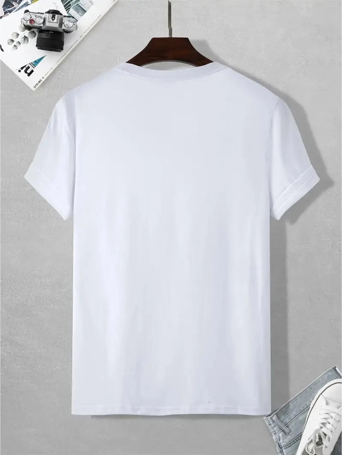 Men's Summer 100% Cotton Fashion Sports and Leisure Loose I Speak Sarcasm Graphic Printed Round Neck Short Sleeve T-shirt Top