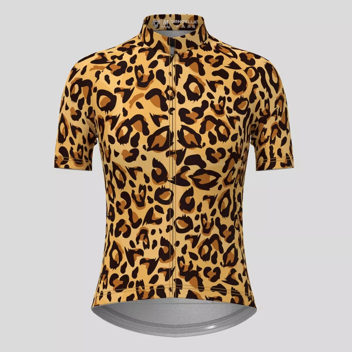 Women's Cycling Clothing Gradient Leopard Print Summer Cycling Jersey Set Women Breathable Short Sleeves Mountain Bike Clothes