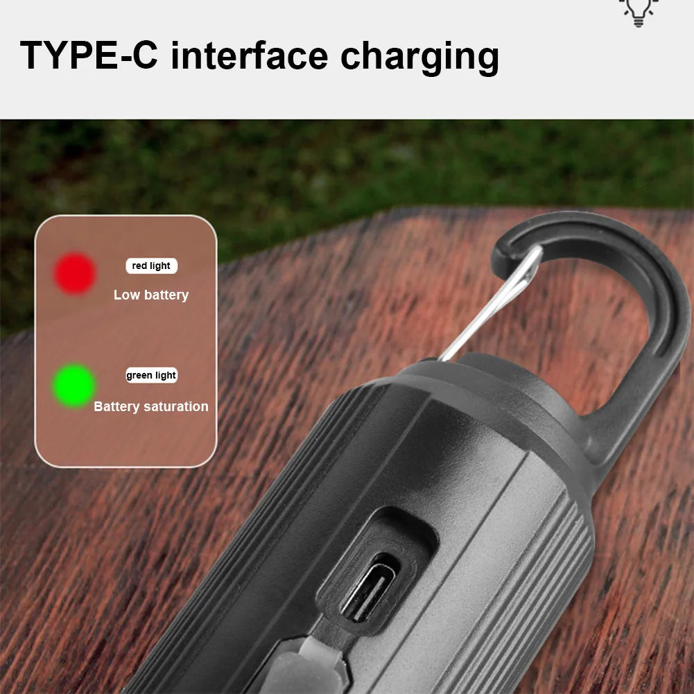 2-5PCS Solar Powered LED Lighting Lantern USB Charging Outdoor Tent Light Waterproof BBQ Atmosphere Light for Outdoor Camping