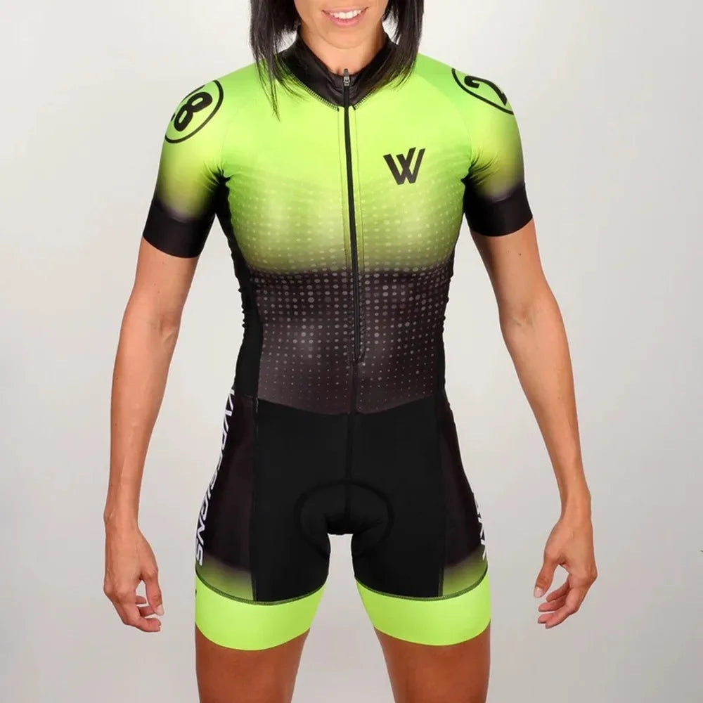 Vvsportsdesignsroupa Cycling Jersey Team Women triathlon suit woman Racing Bicycle Clothing Suit Breathable Mountain Bike Clothe