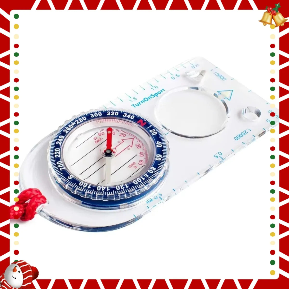 Professional Survival Compass with Baseplate, for Backpacking, Scout Training & Map Reading