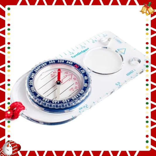 Professional Survival Compass with Baseplate, for Backpacking, Scout Training & Map Reading