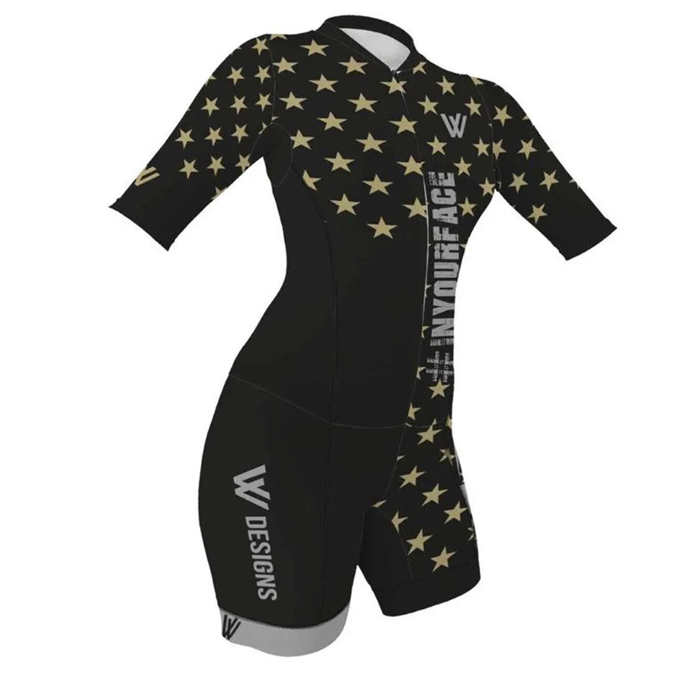 Vvsportsdesignsroupa Cycling Jersey Team Women triathlon suit woman Racing Bicycle Clothing Suit Breathable Mountain Bike Clothe