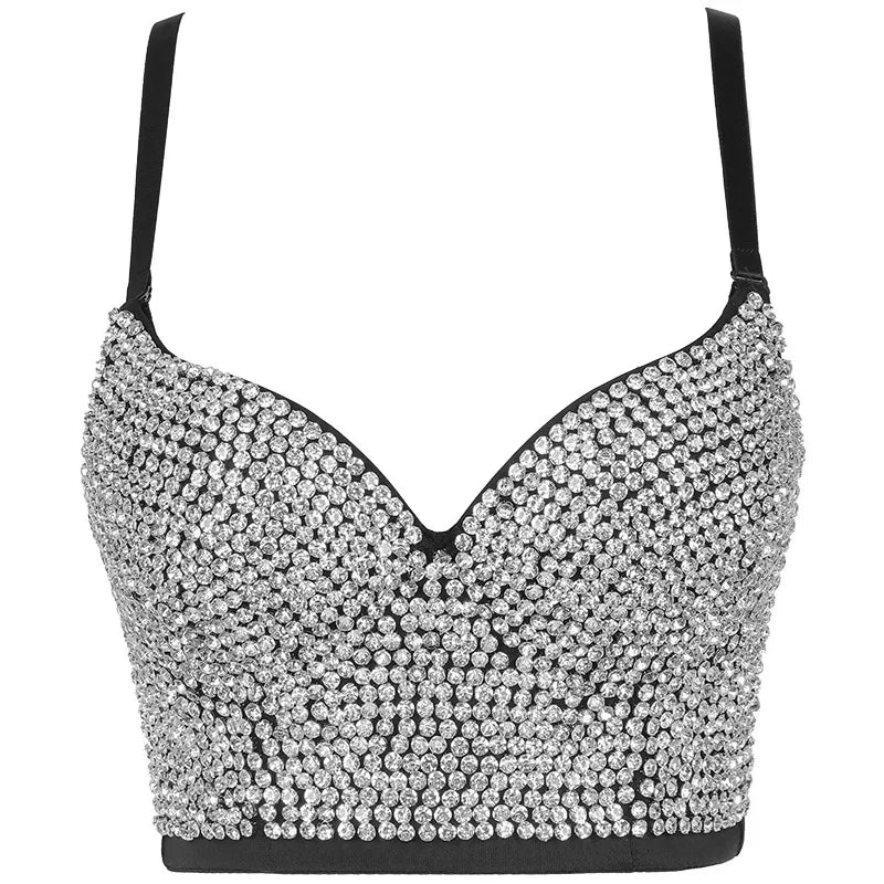 Sexy Club Tanks Tops Women Shaper Camisole Ladies Crop Top Blusas Streetwear Camis Corset Shirt Woman Clothes Camiseta Mujer