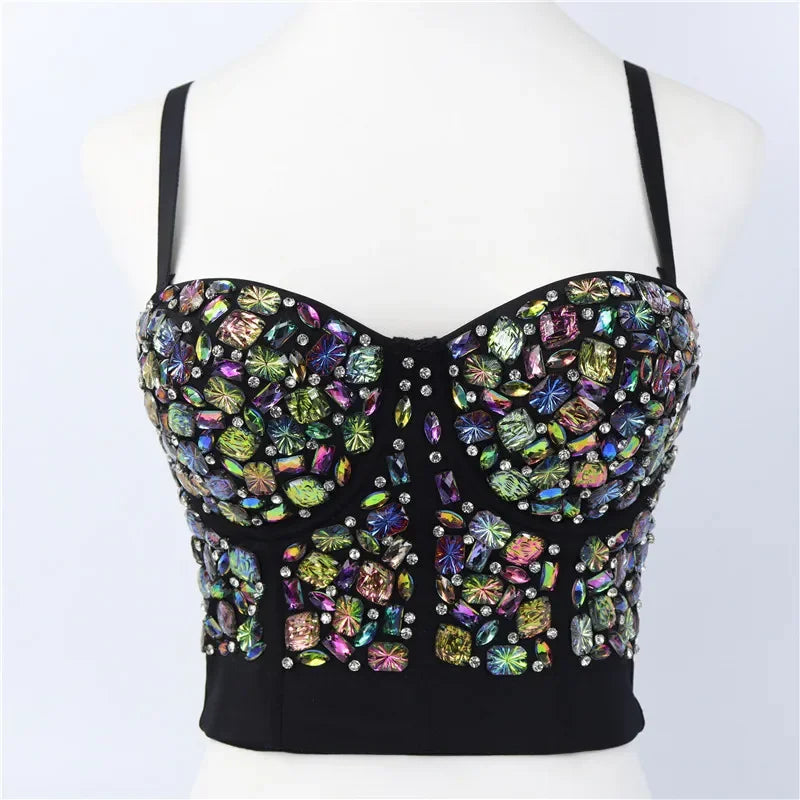 Sexy Club Tanks Tops Women Shaper Camisole Ladies Crop Top Blusas Streetwear Camis Corset Shirt Woman Clothes Camiseta Mujer