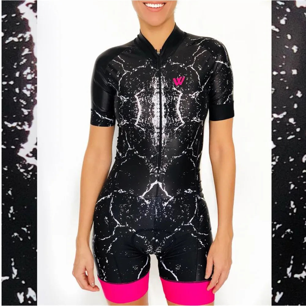 Vvsportsdesignsroupa Cycling Jersey Team Women triathlon suit woman Racing Bicycle Clothing Suit Breathable Mountain Bike Clothe