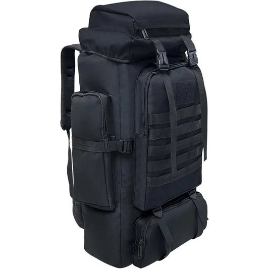 80L 100 liters Hiking Backpack Camping Rucksack for Men Outdoor Travel Climbing Knapsack Mountaineering Trekking Backpack with