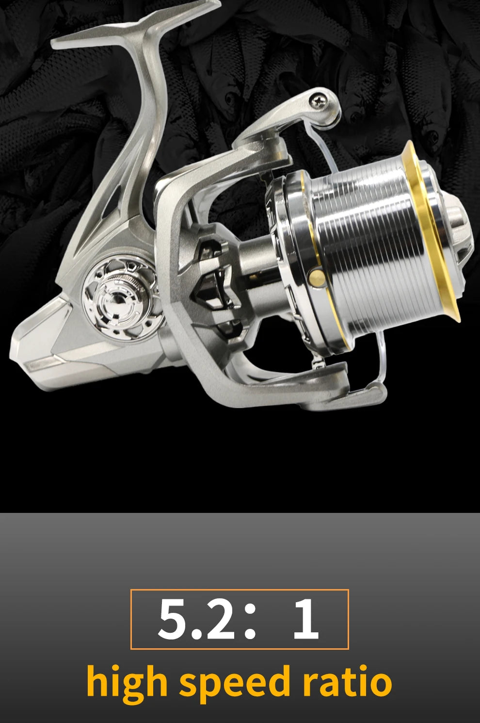 NGK Long Shot Jigging Spinning Reel 8000/9000/10000/12000/14000 Series 18BB Surf Fishing Reels 55lb Max Drag Saltwater Big Reel