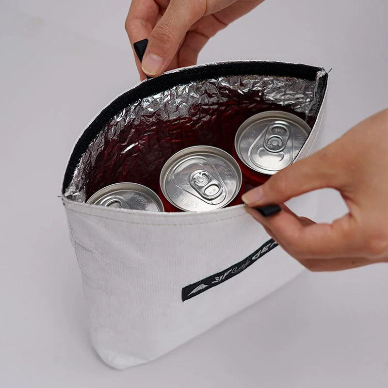 3F UL GEAR Outdoor Ultralight Insulation Bag Portable Hiking Mountainteering Aluminum Foil Food Drink Keep Warm Bag